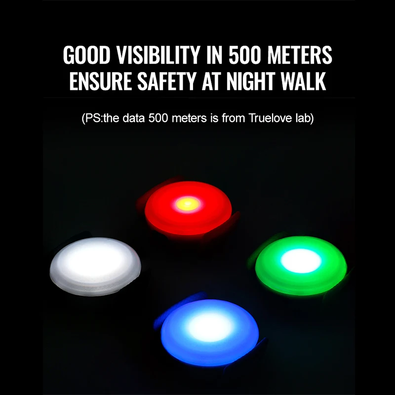 Truelove luz Led USB recargable Flash perro 3 modos de luz IP65 impermeable hace que tus perros amados se ve por la noche TLD19103