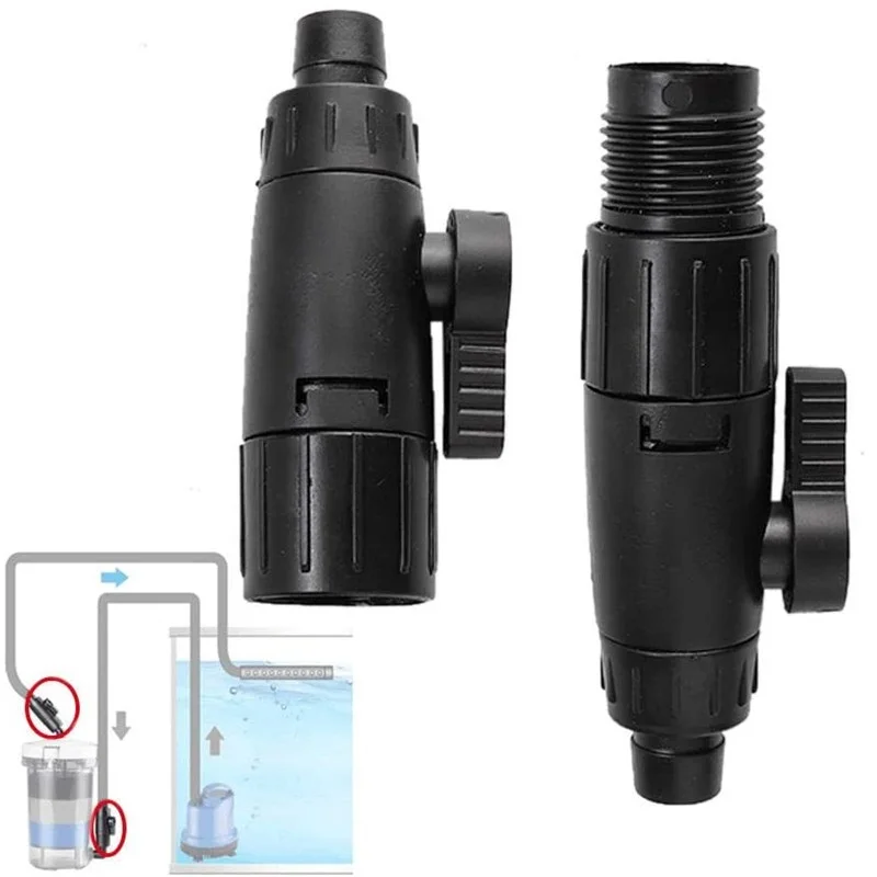 Conector de Liberación Rápida de Doble Válvula de 12/16 mm para Acuario, Conector de Manguera para Pecera, Accesorios para Filtro de Acuario