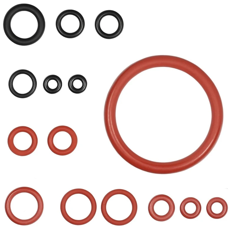 Kit de juntas tóricas de silicona para máquina de café Saeco Gaggia Spidem, grupo de elaboración de cerveza, conector de boquilla, accesorios de cocina, 15 Uds.