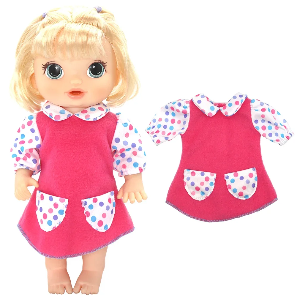 Vestido de muñecas para bebés de 30 Cm, vestido de lentejuelas verdes de verano, ropa de juguetes para bebés de 12 ", regalos de Navidad para niñas
