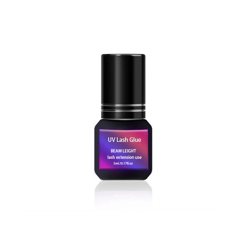 Extensiones de pestañas, pegamento UV para pestañas, Gel transparente de 5ml, extensiones de pestañas suaves de secado rápido, herramientas adhesivas, suministros de extensión de pestañas
