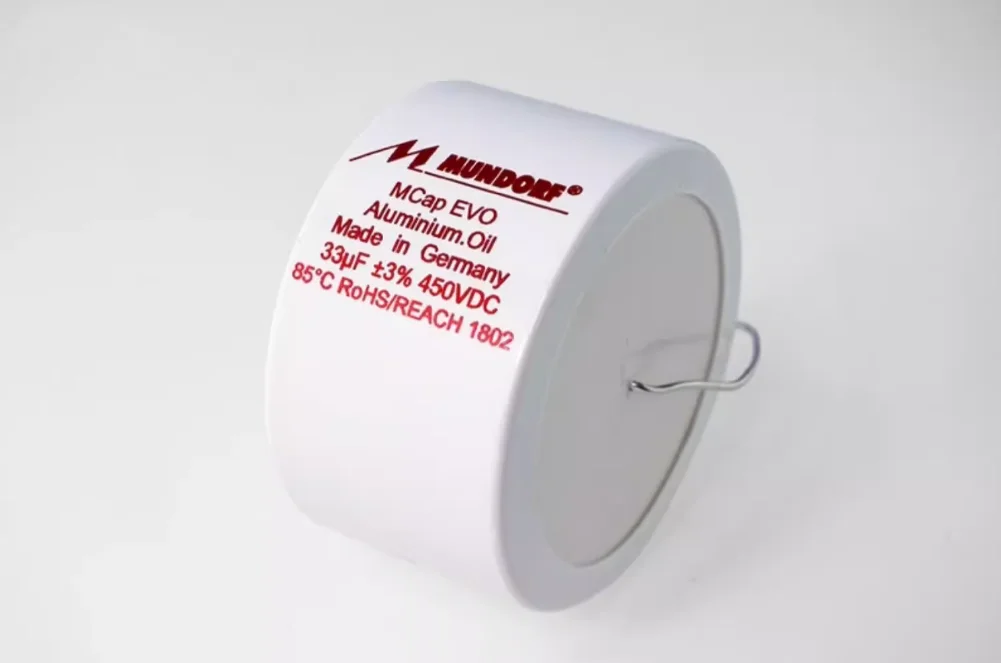 Condensador de audio MUNDORF Mcap EVO Oil 450V importado de Alemania