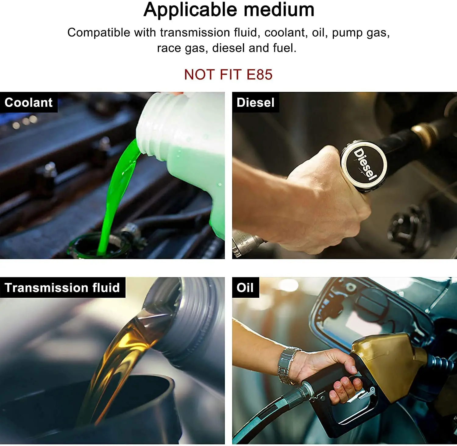 3M AN6/AN8/AN10 CPE accesorios de combustible de aceite extremo de manguera 0 + 45 + 90 + 180 grados Kit adaptador de aceite AN6 línea de manguera de combustible de aceite trenzado con abrazaderas