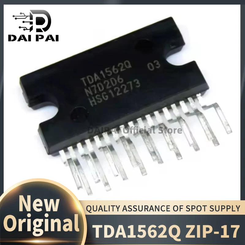 (2-10 unids/lote) 100% nuevo TDA1562Q TDA1562 TDA 1562 ZIP-17 amplificador de potencia audio Chipset