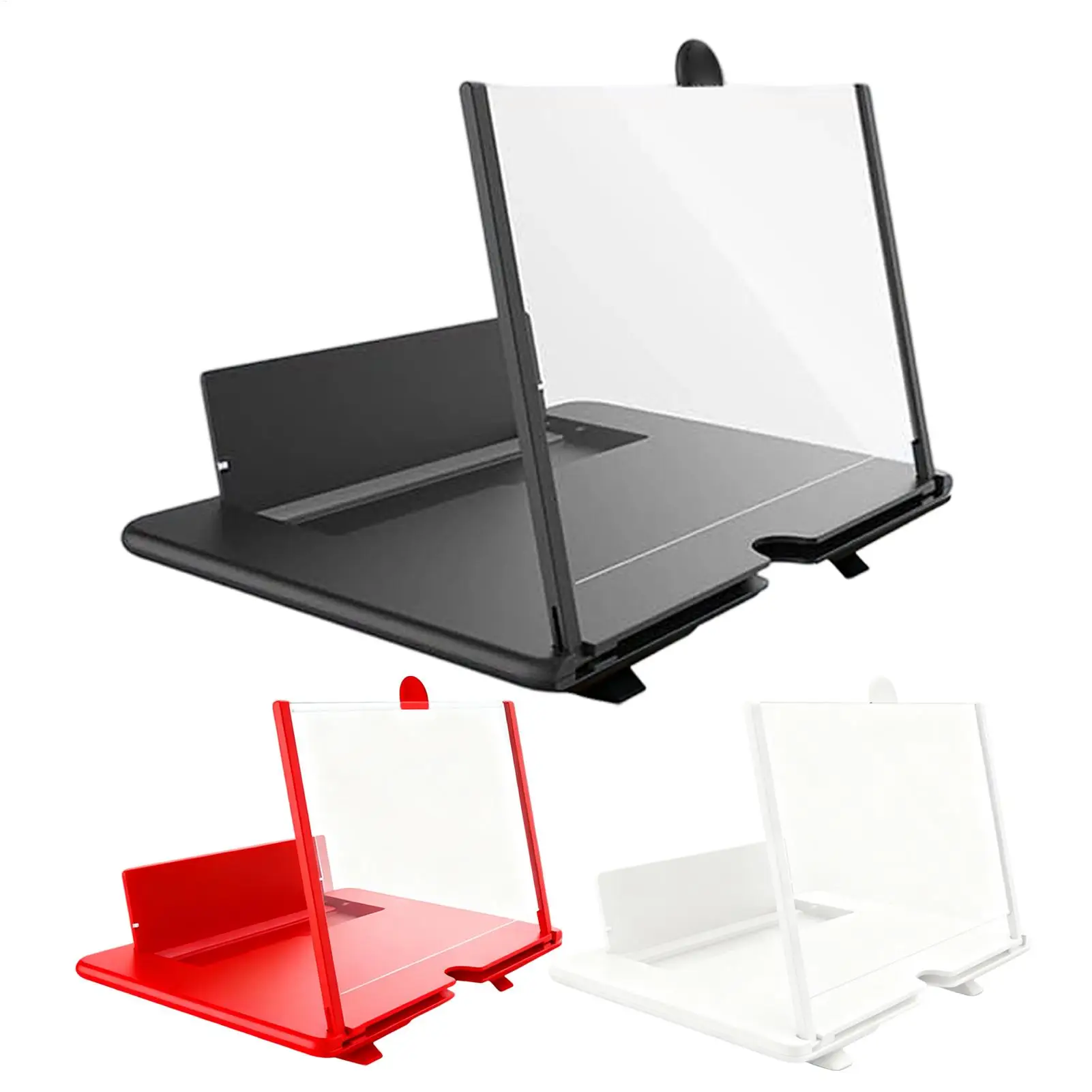 Amplificador Multifuncional HD para Teléfono Móvil, Lupa de Pantalla HD, Soporte para Teléfono, Protección Ocular
