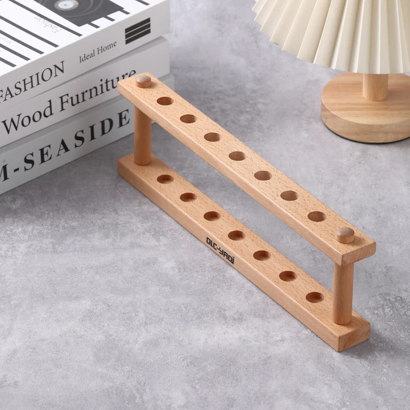Soporte para rasuradoras de seguridad YAQi Toshevet de madera de haya