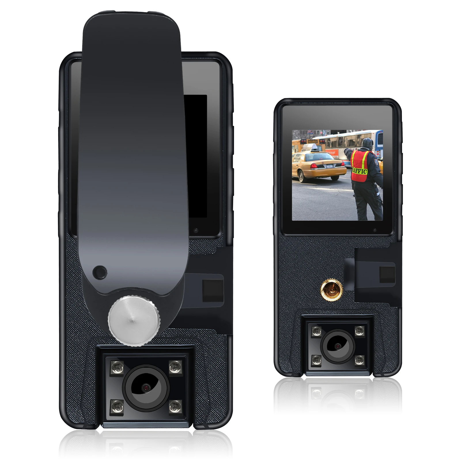 Vandlion A39 Full 1080P HD Mini cámara 3000mAh Videocámara Body Mount Cam Pequeña 180 °   Cámara giratoria para bicicleta, cámara web DVR para coche DV deportiva