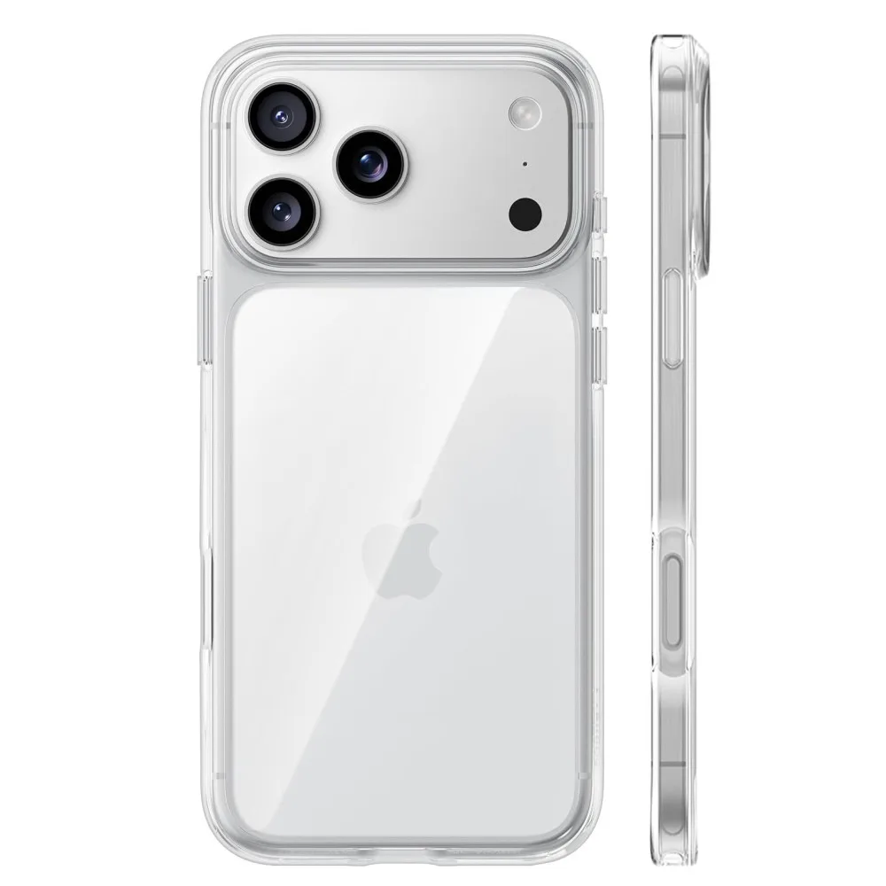 Funda Ultra Delgada Transparente para iPhone 18 17 16 15 14 13 12 11 Pro Max, Cristal Transparente, Anti-Amarilleo, Grado Militar