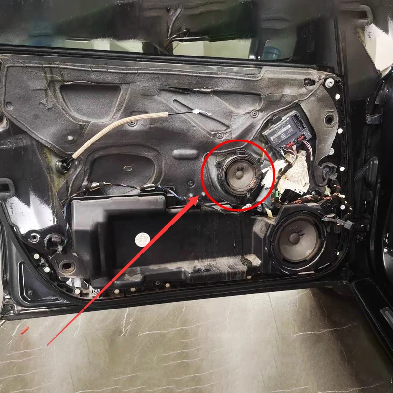 4F 0035411   Bocina de rango medio para puerta delantera de coche, altavoz con sonido, bocina de rango medio para Audi A6L C6 2005 2006 2007 2008 2009 2010 2011