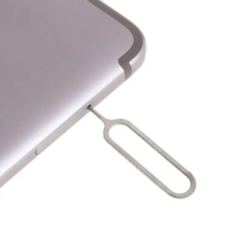 Pin de tarjeta antipérdida para IPhone, Xiaomi, Samsung, Huawei, bandeja Universal para quitar tarjetas Sim para abrir la tarjeta Sim, herramientas de expulsión, 1/50/100 Uds.