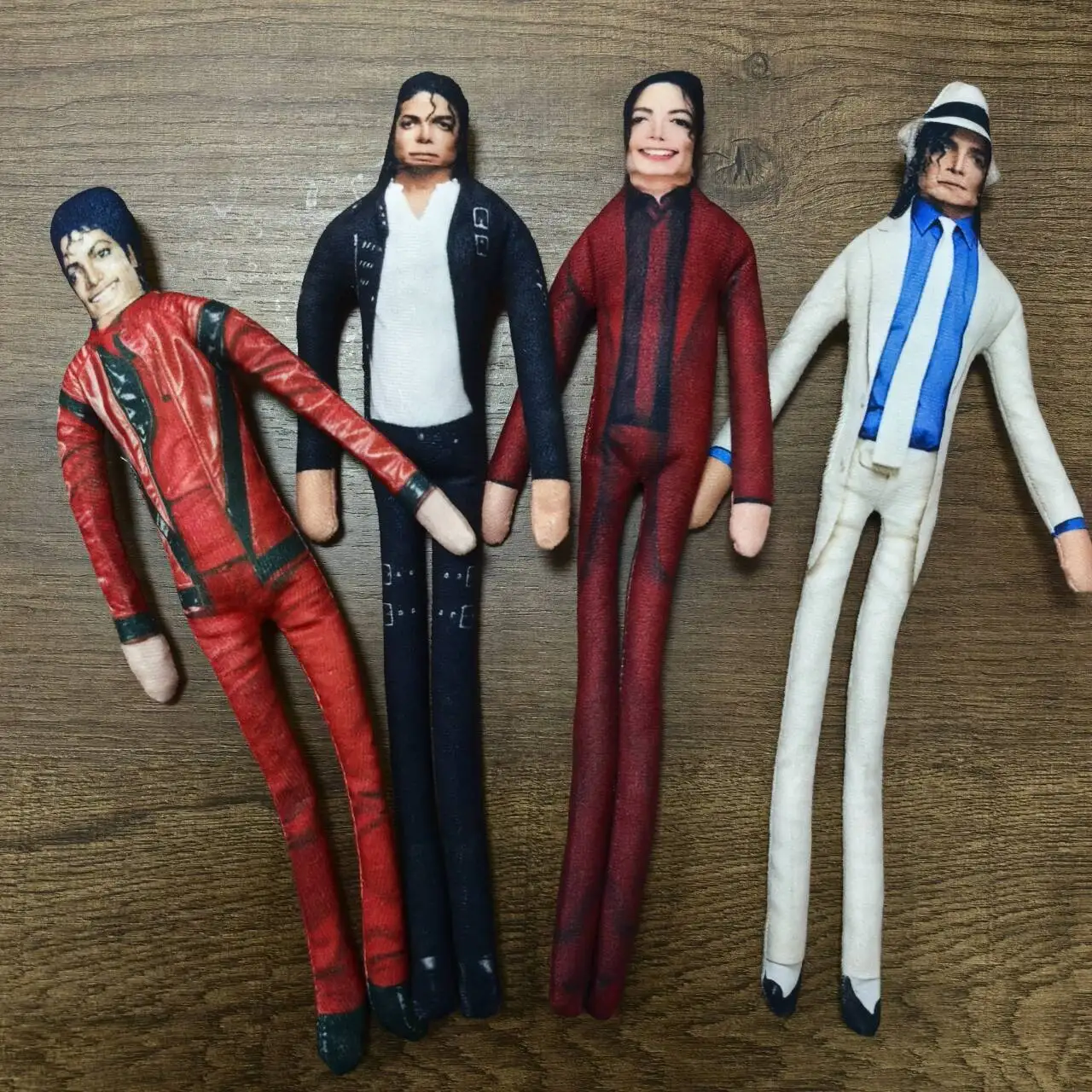 Muñeco de Peluche Flexible de Michael Jackson con Armazón de Alambre, Muñeco Articulado de MJ, Muñeco Abstracto de Rat Jerky, Rey del Pop, Juguete Coleccionable, Regalo para Fans