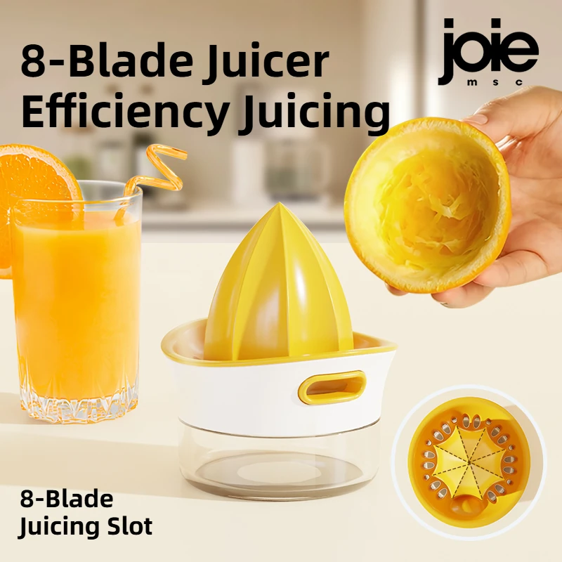 Joie Lemon Squeeze & Pour Taza escariadora exprimidora manual para uso doméstico - Exprimir naranjas, limones y otros frutas para jugo fresco