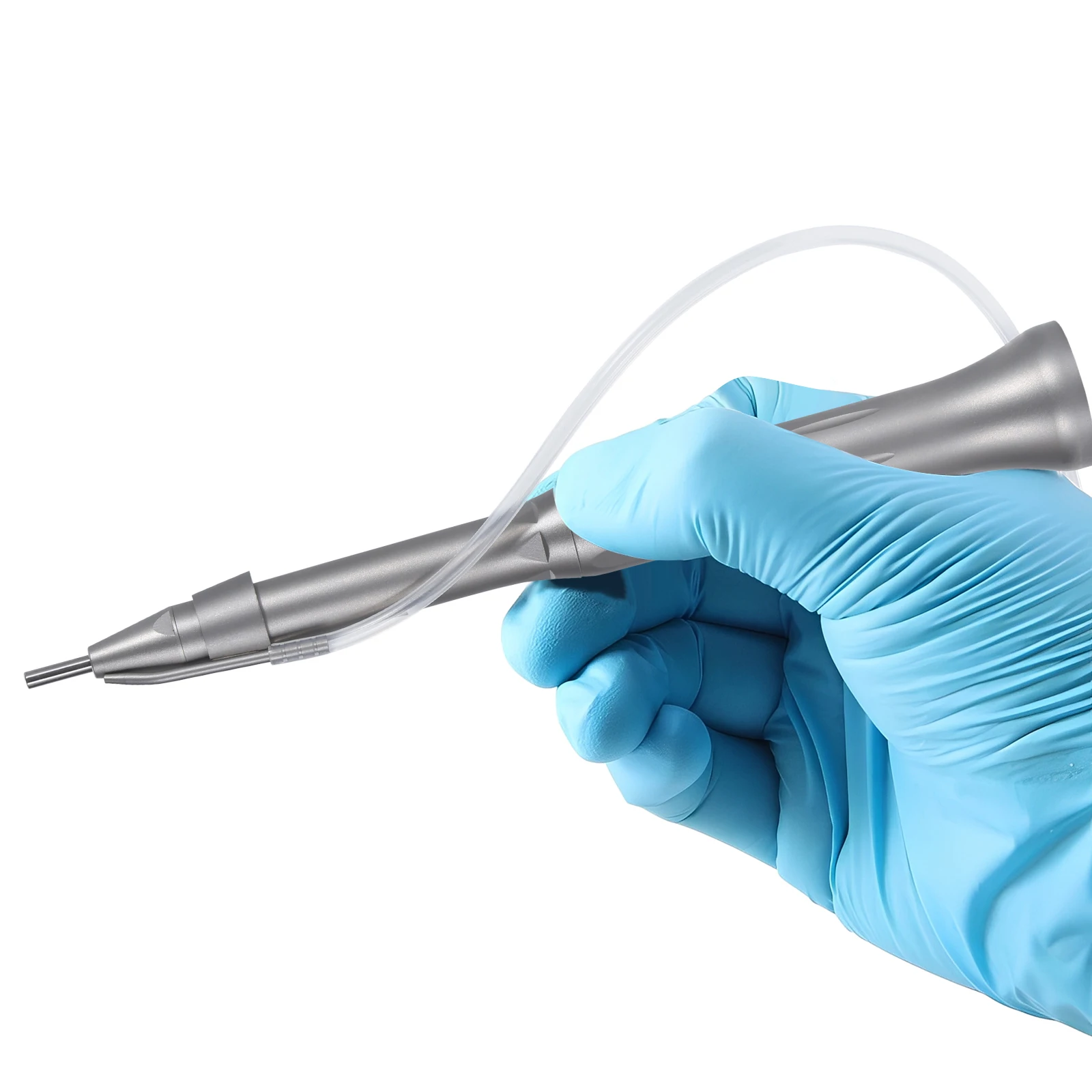 SANDENT Dental 1:1 Micro Acero inoxidable tipo E quirúrgico 20o contraángulo/pieza de mano recta