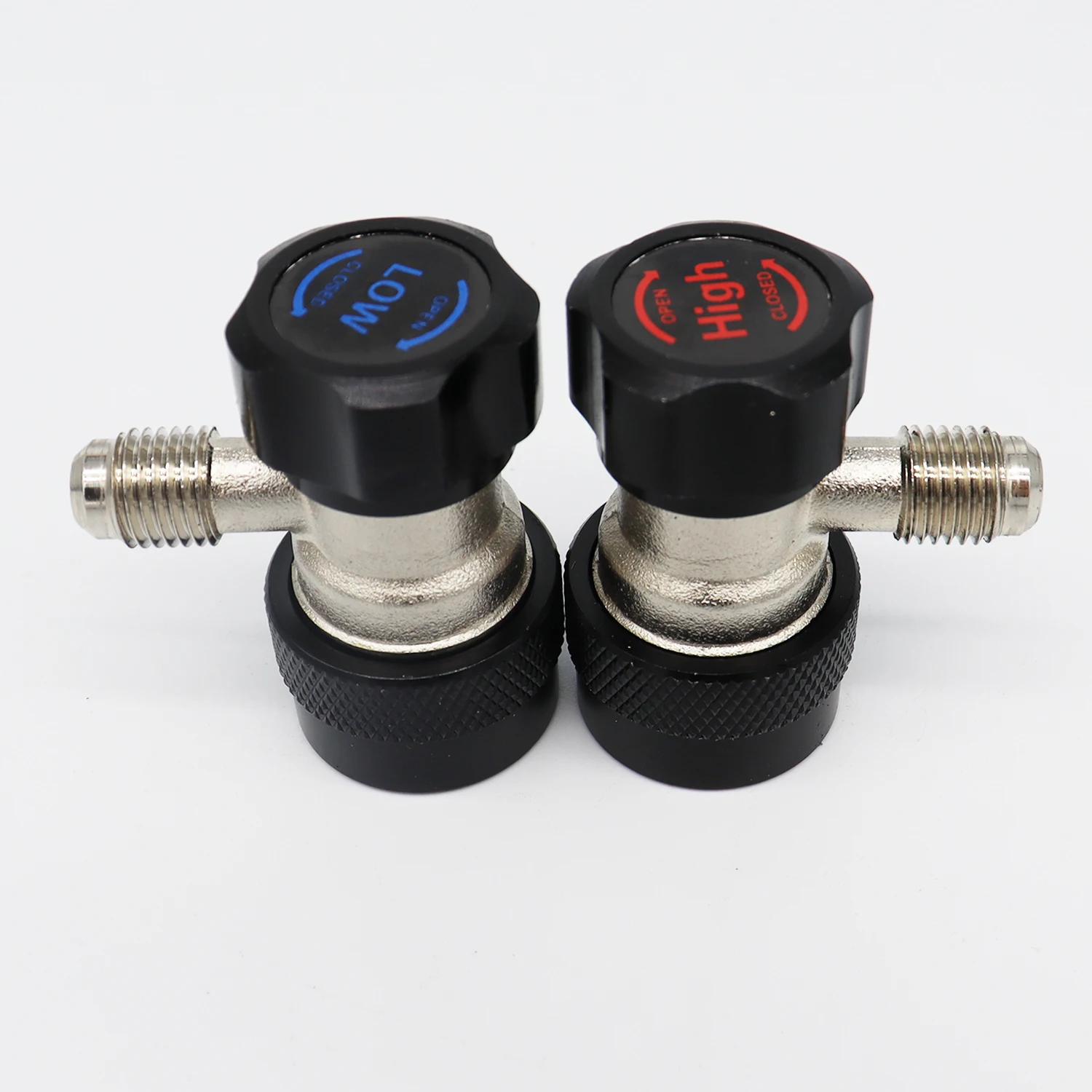 R134A nuevo compresor de CA A/C R-134A adaptador de acoplamiento rápido Manual aire acondicionado 1/4 accesorios de conectores SAE