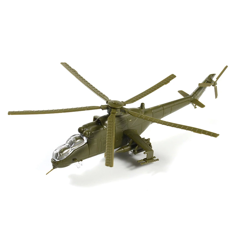 Modelo de Avión de Combate 4D 27 Estilos 1:144, Modelo de Helicóptero Armado, Avión de Reconocimiento, Juguete de Plástico para Armar sin Pegamento