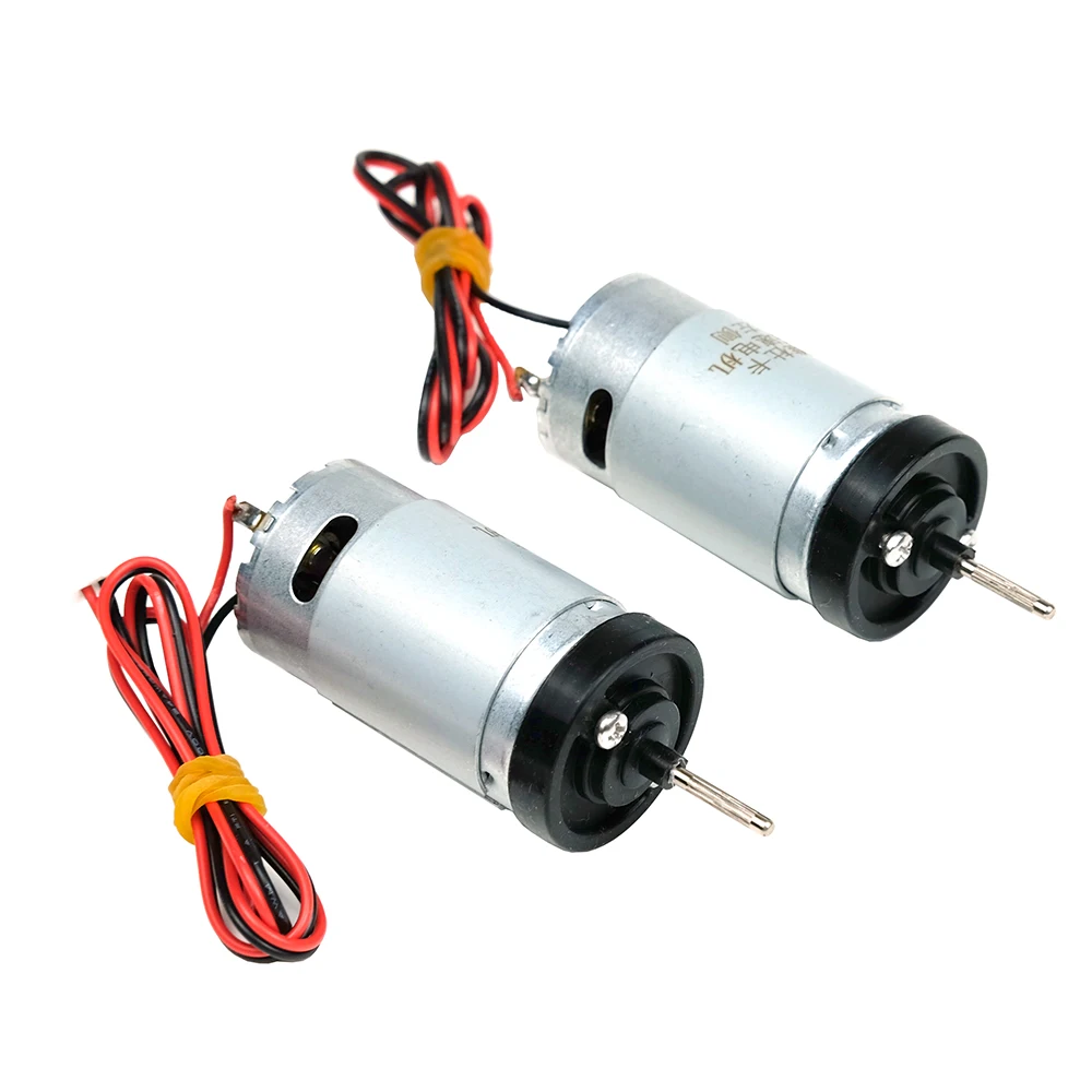 Propulsor subacuático de 6V-12V, Motor 390 de 13000RPM con junta impermeable de goma para cebo de pesca RC, propulsor impermeable para barco