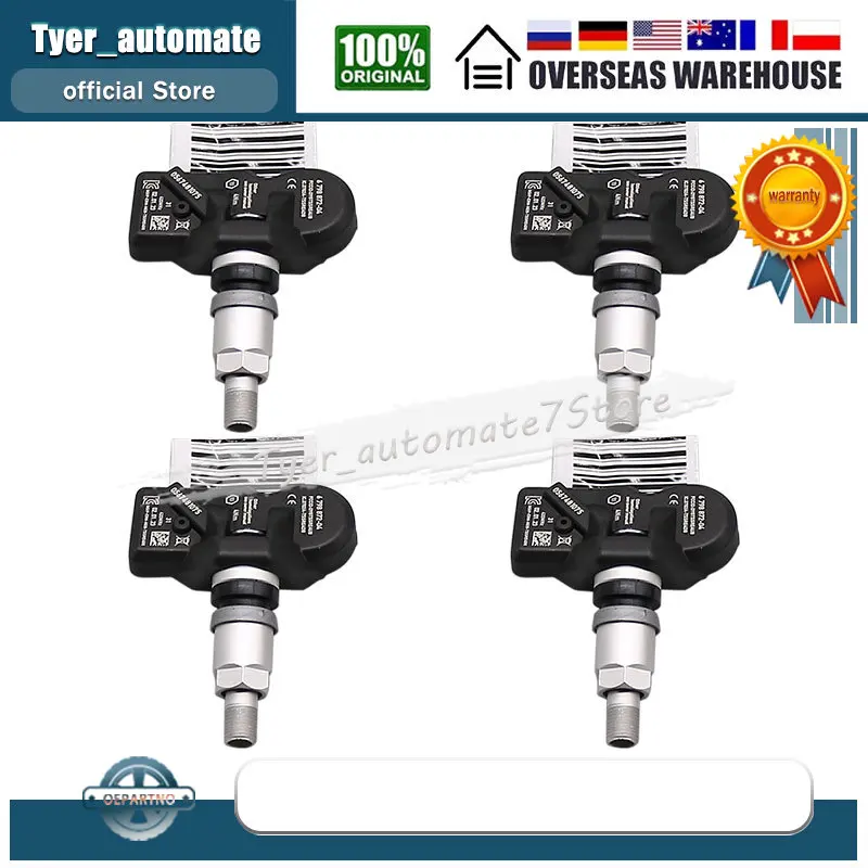 Para BMW 5 F10 6 F12 7 X3 F25 7 Z4 E89 MINI Roadster R59 ROLS ROYCE Ghost TPMS Sensor de monitoreo de presión de neumáticos 433Mhz 6798872