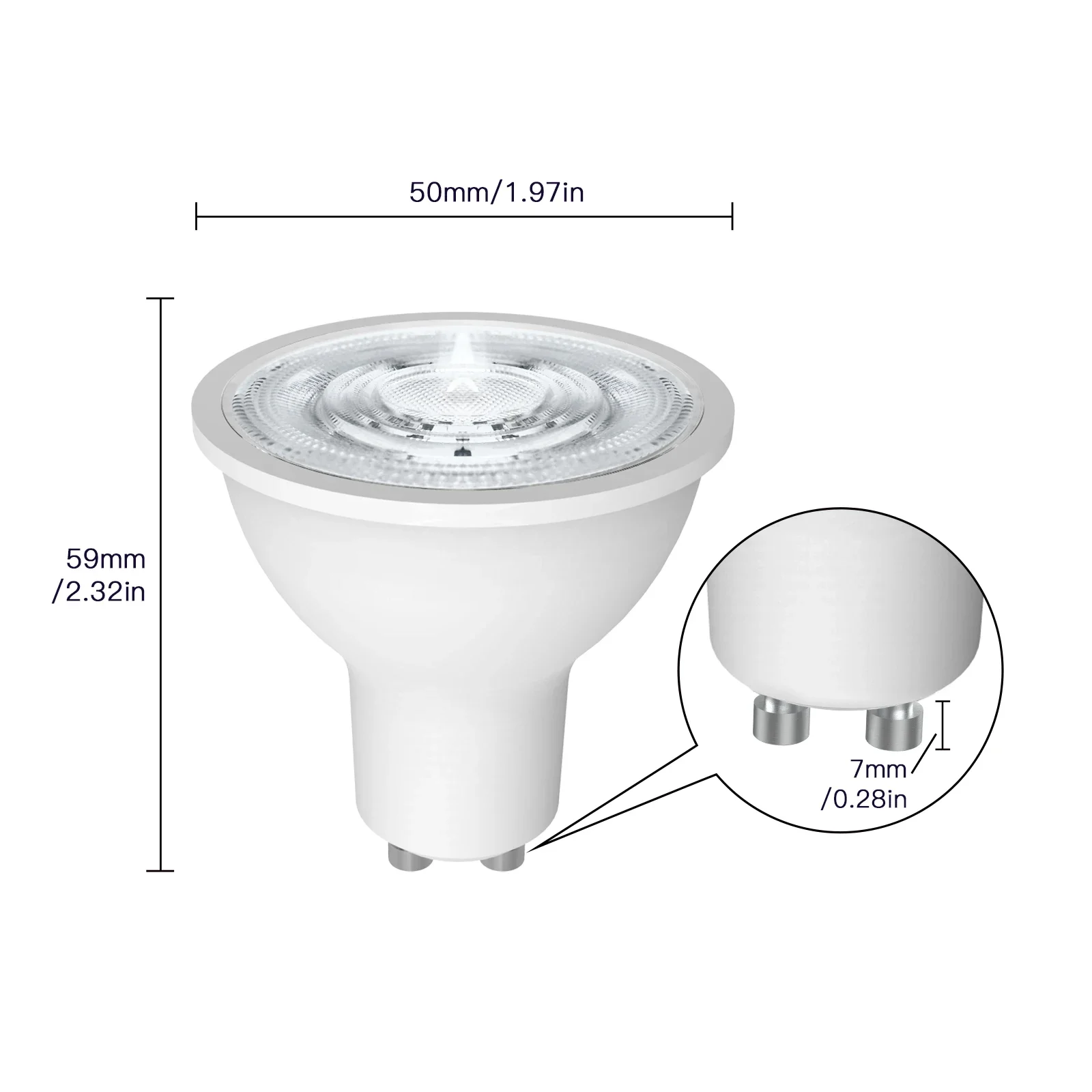 MOES Tuya ZigBee GU10 WIFI bombillas LED inteligentes RGB C + W lámparas regulables blancas Smart Life APP Control bombillas voz Alexa/Google