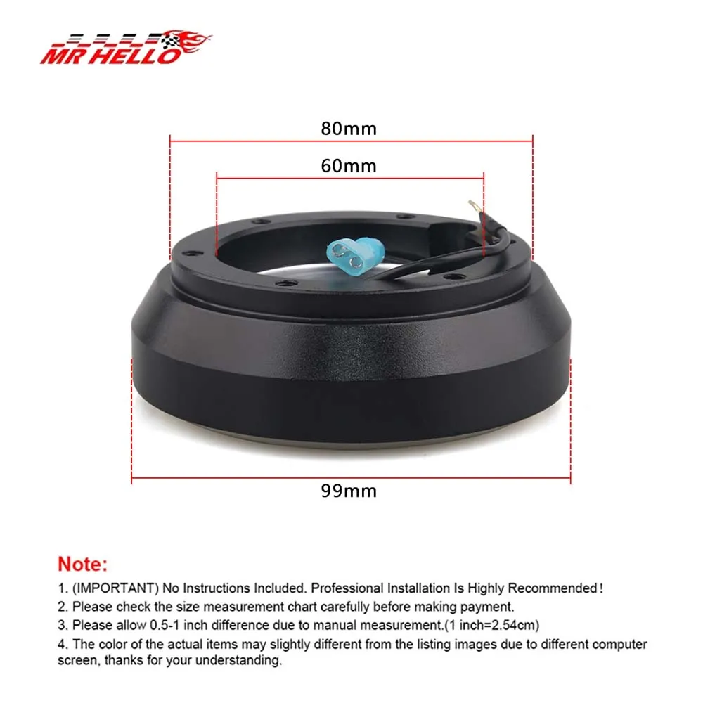 Adaptador de volante de cubo corto para Genesis Miata RX-7 RX-8 626 Protege Tiburon 160H