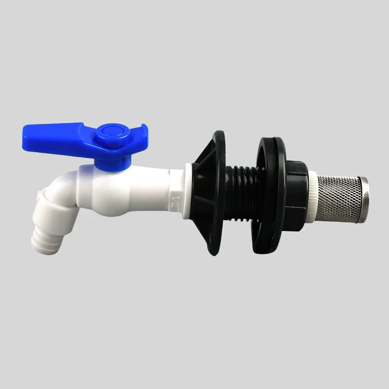 1 unidad 1/2 ''3/4'' 1 ''UPVC doble hilo femenino juntas de tanque de agua accesorios de acuario conector de tanque de peces accesorio de manguera de riego