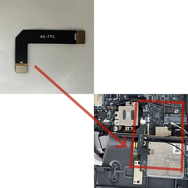 Cable de conexión del módulo GPD Win Max2 4G, utilizado para conectar el módulo 4G a la placa base, adecuado para modelos 2023-2026.