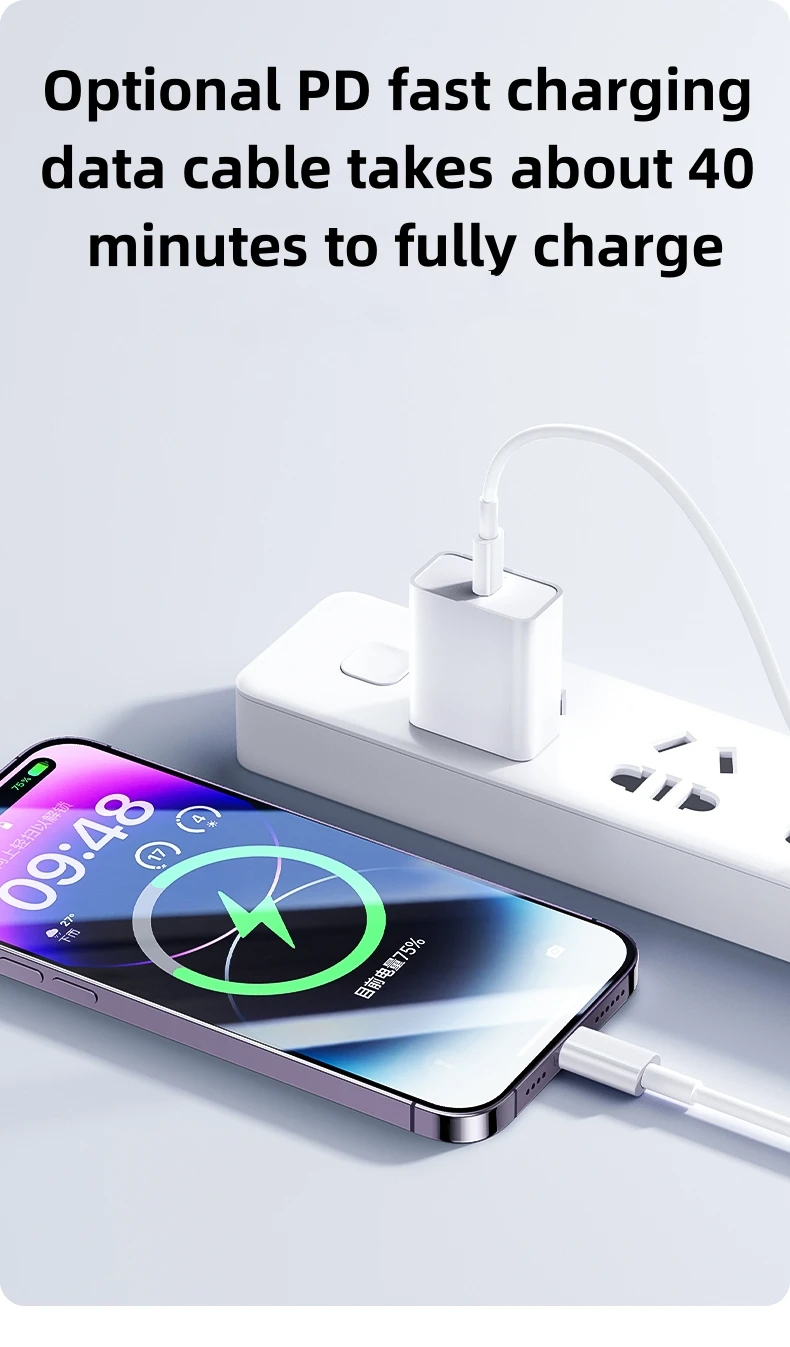 Para PD 35W cargador rápido USB tipo C para iPhone 15 14 13 12 11 Pro Max Mini Plus XR XS accesorios de Cable de datos de carga