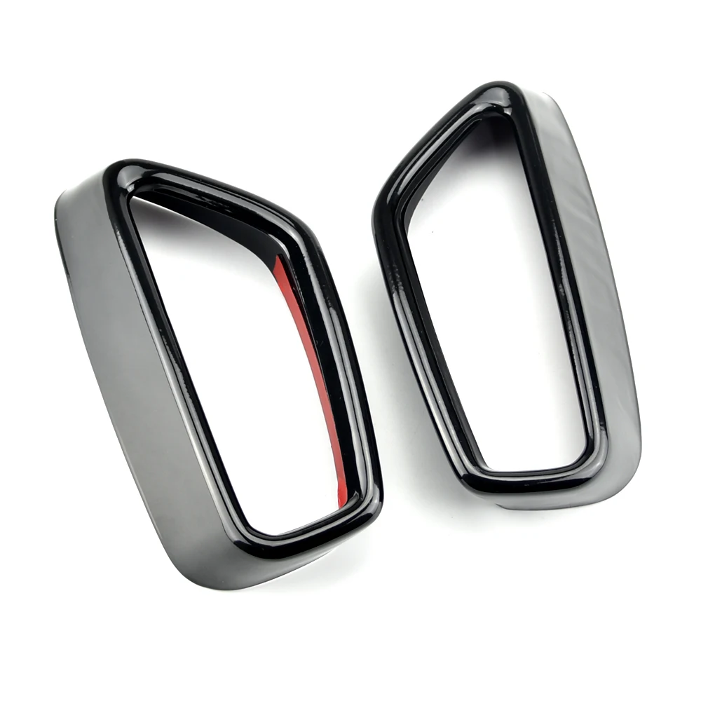 Para BMW 5 Series G30 G31 2018-2021 cubierta de tubo de escape de coche negro de acero inoxidable pegatinas modificación Exterior accesorios de coche
