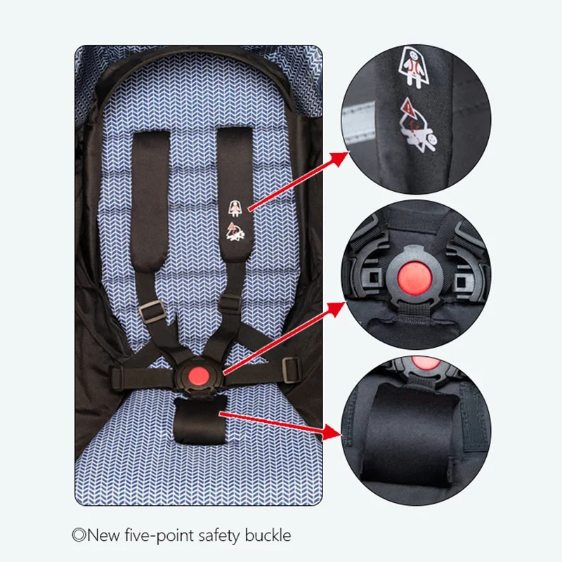175 °   Cojines de Base de asiento de cochecito para Yoyo/Yoyo2, cojín de asiento de tela Original, accesorios de cochecito de bebé aptos para Babytime