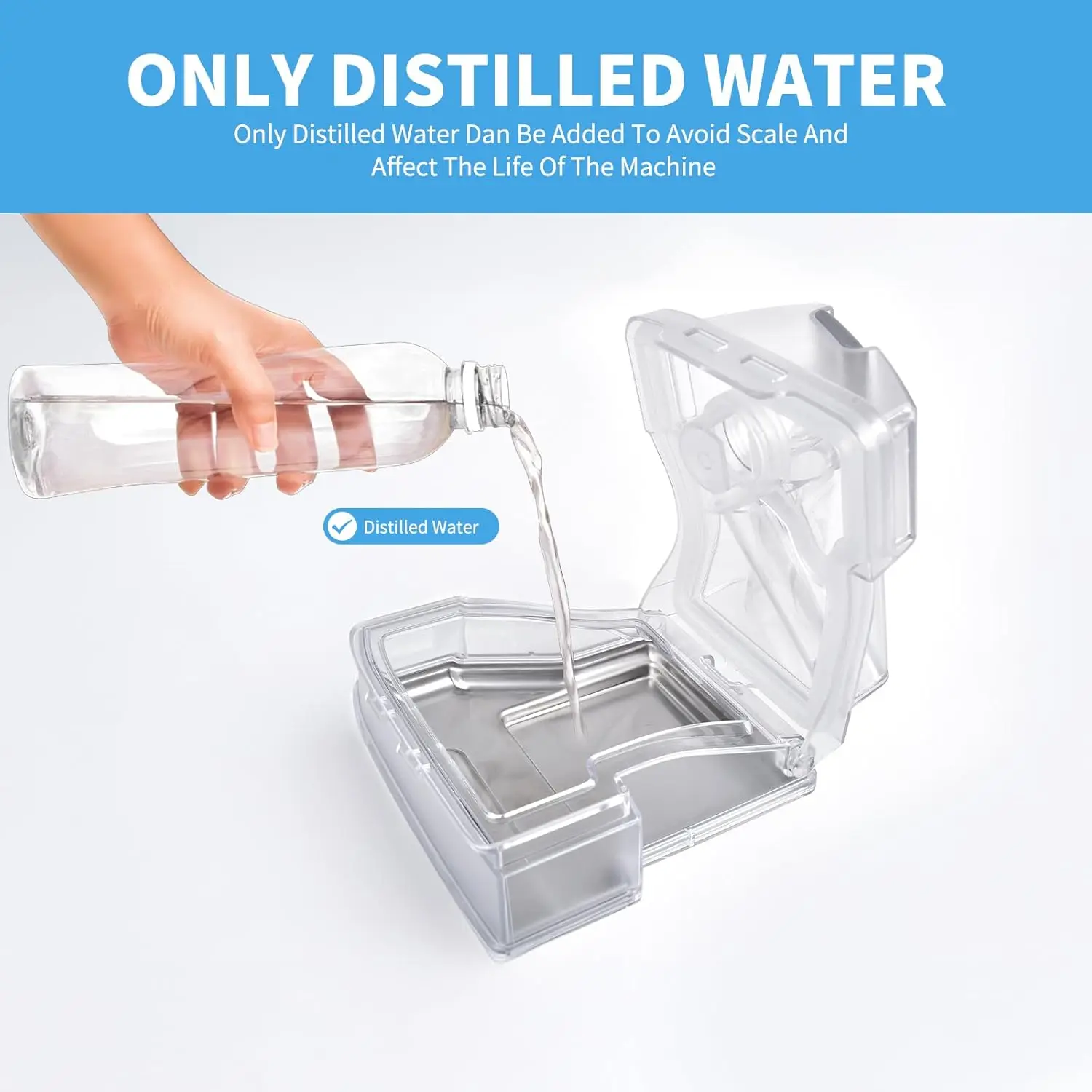 Tanque de agua de repuesto para Airsense 10 y Aircurve 10, con filtro de algodón, adecuado para tanques de agua de repuesto de la serie S10, accesorios y componentes para dispositivos de presión positiva continua en la