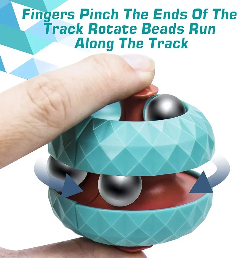 Juguete de Descompresión para Niños, Cubo Orbital Antiestrés, Juguetes Sensoriales, Juguetes Fidget para Niños, Spinner, Regalos para Niños, Entrenamiento de Concentración