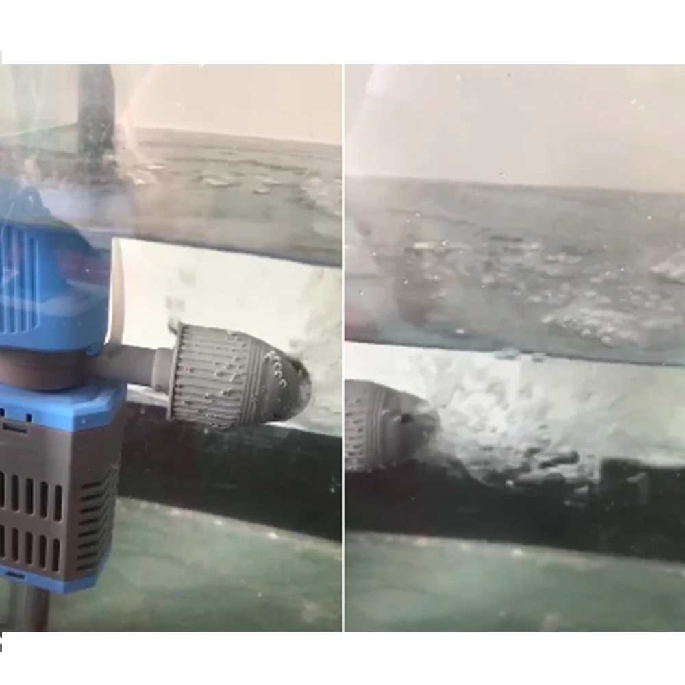 Cabezal de energía para acuario, fabricante de ondas para pecera, bomba de circulación, fabricante de ondas, rotación de 360 grados