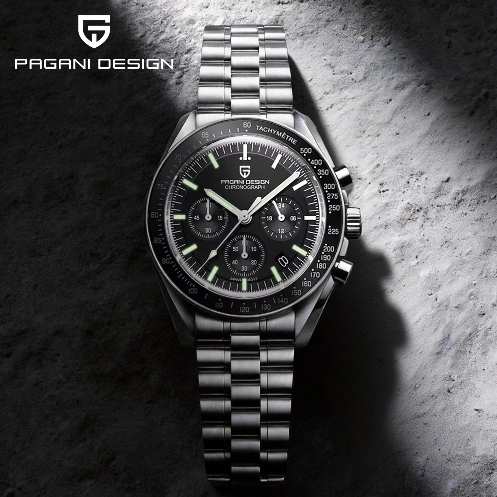 Reloj de Pulsera PAGANI DESIGN 2026, Nuevo Reloj de Cuarzo de Lujo para Hombre, Fecha Automática, Cronógrafo, Espejo de Zafiro AR