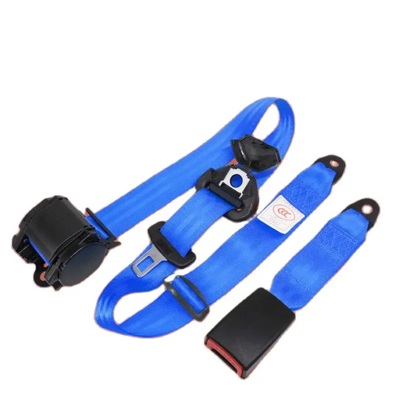 Cinturones de seguridad retráctiles ajustables universales, cinturón de seguridad de tres puntos, cinturón de seguridad telescópico automático para automóvil