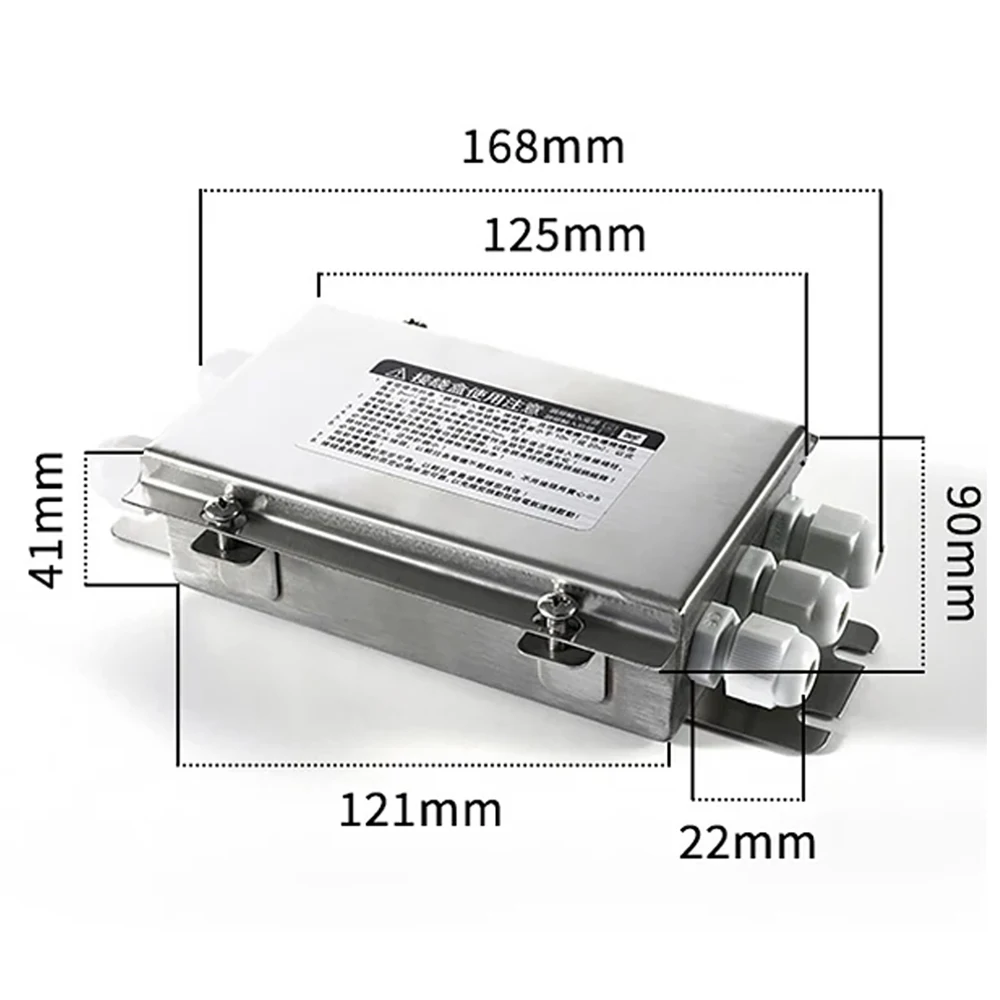 Caja de Conexiones de Acero Inoxidable de Grado Industrial |   Fabricación de Precisión |   Múltiples Entradas y Salidas, IP65, Varios Tipos