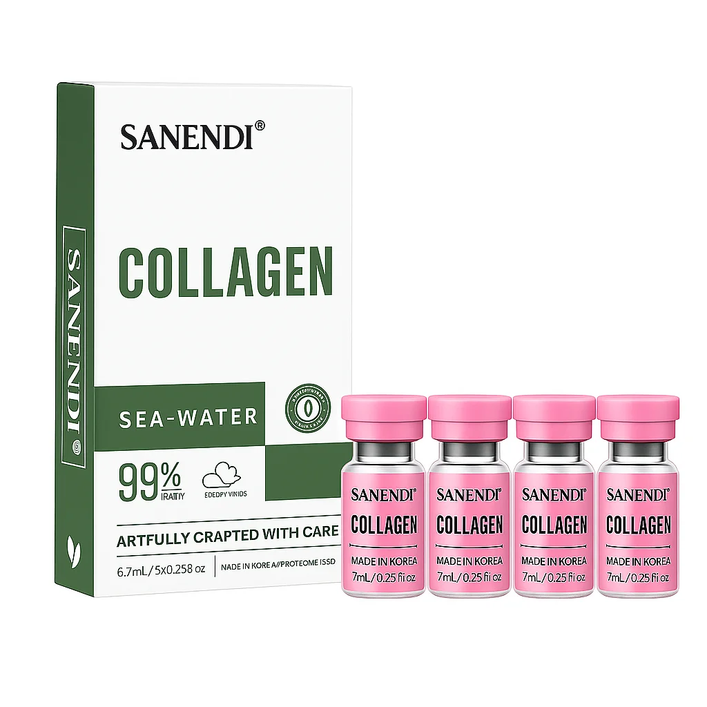 SKIN BOOSTER COLLAGEN - Solución de esencia rosa para integrales y arrugas del tono de la piel facial, mejora la hidratación de la piel