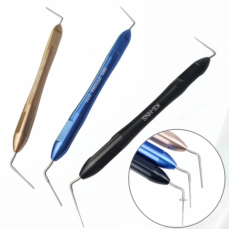 JUMTOP Dental endodoncia mano Plugger gutapercha raíz Canal herramientas de instrumento de llenado Vertical