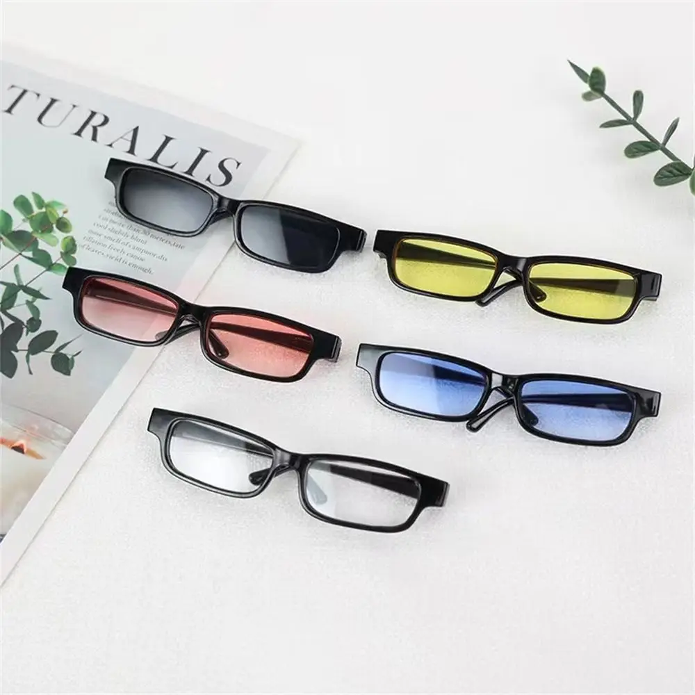 Gafas para muñecas en miniatura, gafas encantadoras con lentes transparentes, accesorios para muñecas Blythe, accesorios para gafas de muñecos de peluche de 20CM, 1 ud.