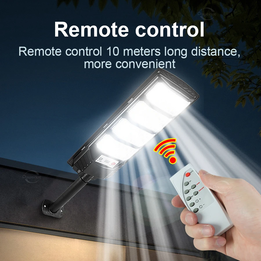 Lámpara Solar LED de 99000000LM y 60000W para Exteriores con Sensor de Movimiento, Súper Brillante, Impermeable, para Jardín, Calle, Patio