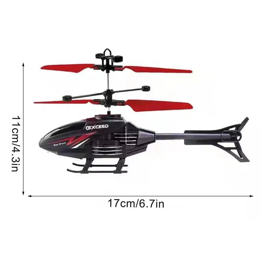 Helicóptero de Control remoto, helicóptero RC de 2 canales, juguetes para niños, juguetes voladores, suspensión de inducción infrarroja, regalos de carga de aviones