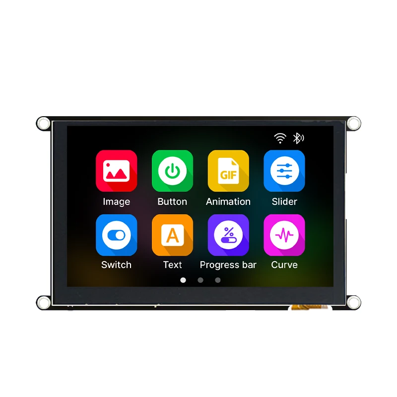 Guition ESP32S3 8M PSRAM 16M FLASH 5 pulgadas IPS 800*480 módulo de pantalla LCD de alta definición táctil capacitivo con WIFI y Bluetooth