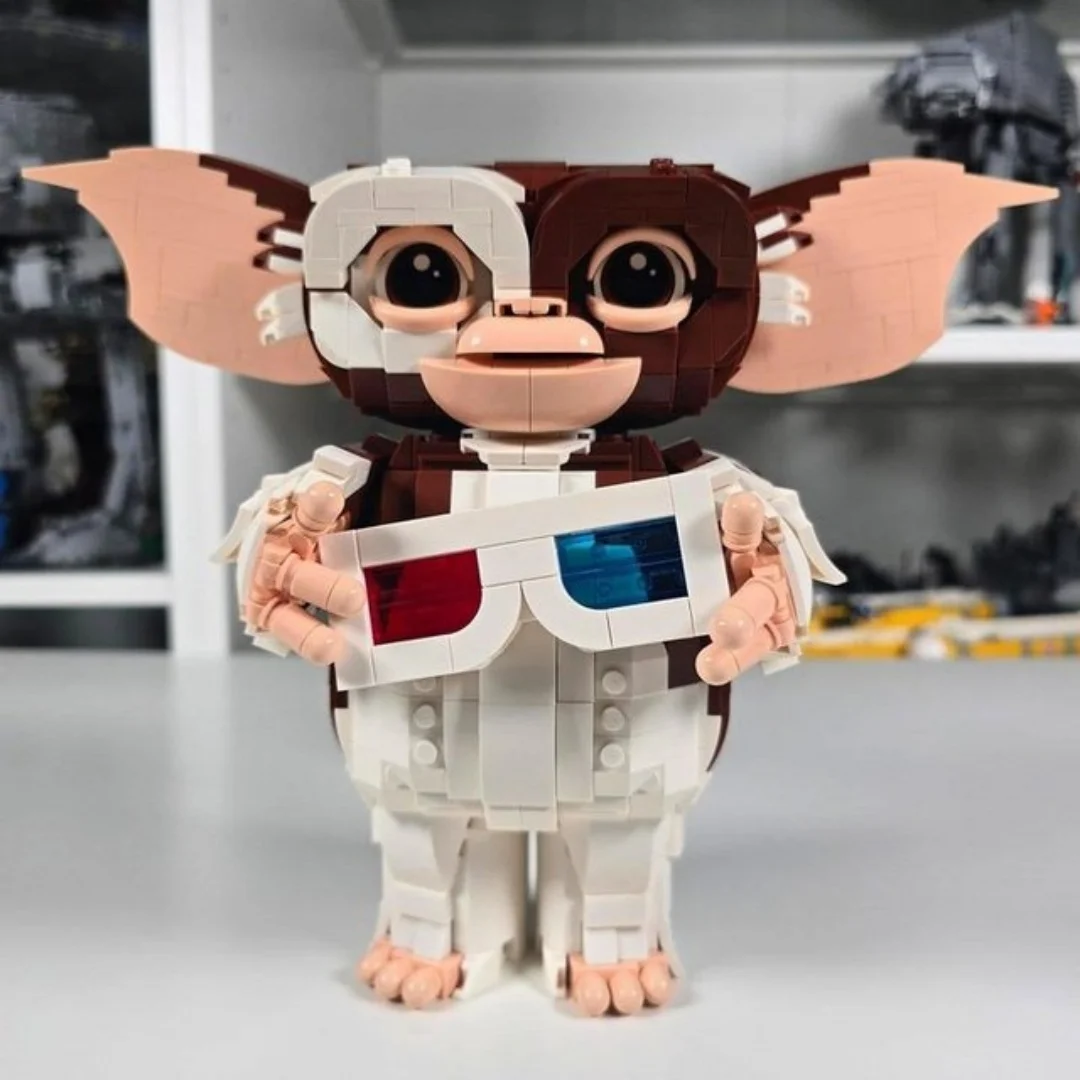 Mogwai Gremlins Movies 1125 Piezas, Bloques de Construcción Grandes, Modelos de Exhibición, Edición de Coleccionista, Regalos de Cumpleaños y Navidad