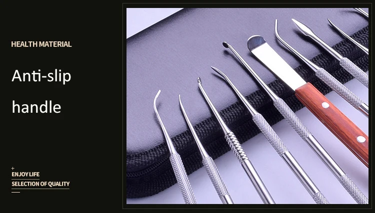 Juego de 10 Espátulas Dentales, Cuchillo para Yeso, Herramienta Práctica y Versátil para Tallar Cera Dental, Instrumentos de Odontología