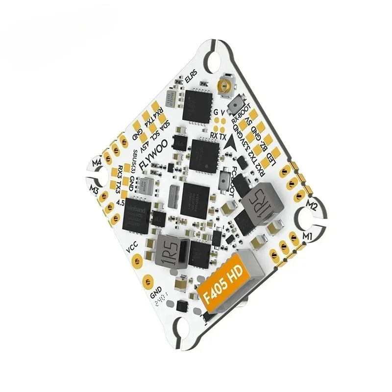 BaMas1pcs Flywoo GOKU F405 HD 1-2S 12A ELRS AIO V2 Plug&Play O4 / O4 PRO