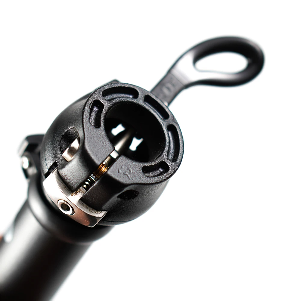 Vástago de bicicleta plegable Chooee, vástago doblado de 350mm compatible con vástago de bicicleta plegable DOHON SP8 412 de 14/16/20 pulgadas