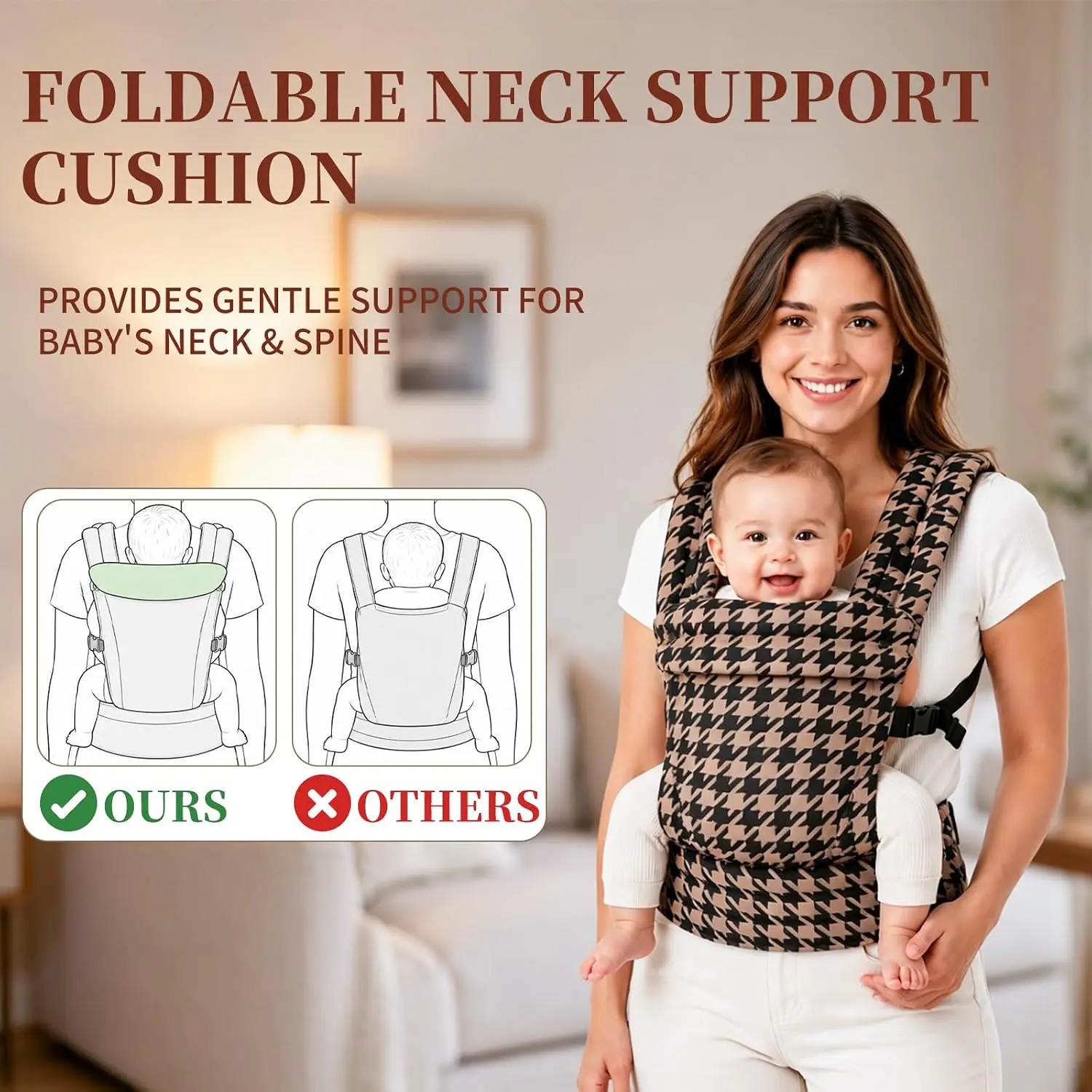 Portabebés tipo canguro, mochila para bebés, bolsa para bebés, accesorio para recién nacidos