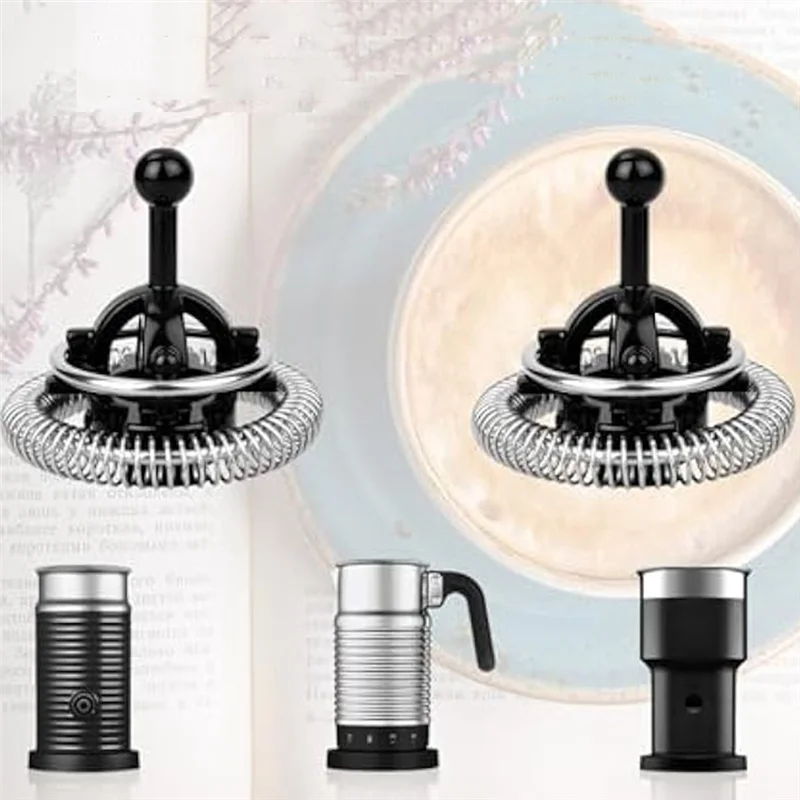 【Must-Haves】 Tapa de piezas de repuesto para espumador de leche para piezas de repuesto de licuadora Nespresso Aeroccino 3