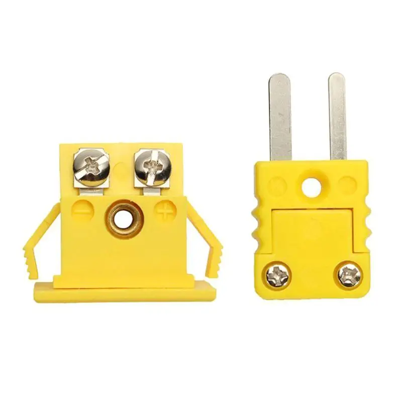 Adaptador de enchufe en miniatura para termopar, Mini termómetro Universal tipo K, conector en miniatura para montaje en Panel
