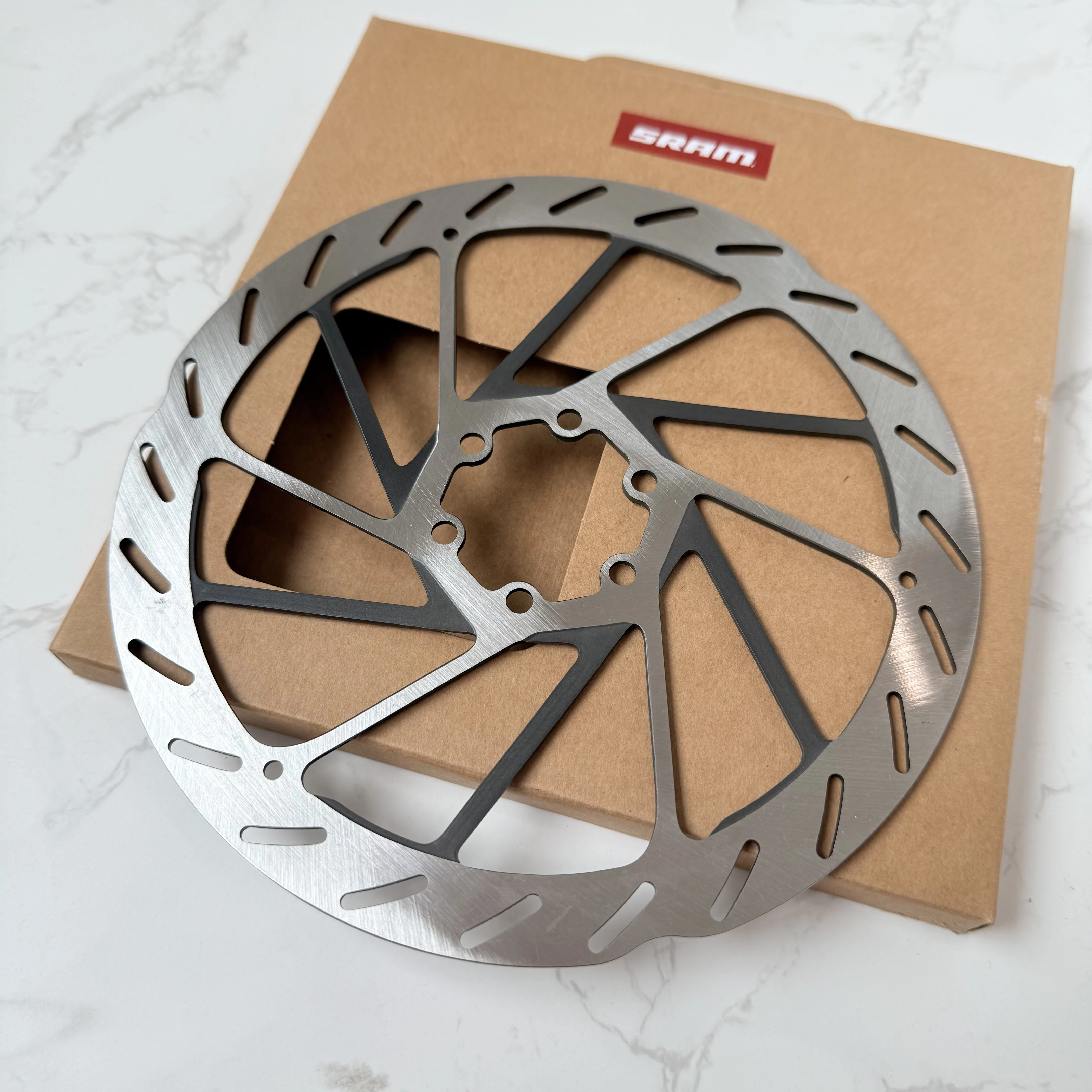 Rotor de freno de disco de SRAM-HS2, rotor más grueso de 6 pernos, 160 mm, 180 mm, 200 mm, 220 mm, accesorios para bicicletas MTB y de carretera, ciclismo