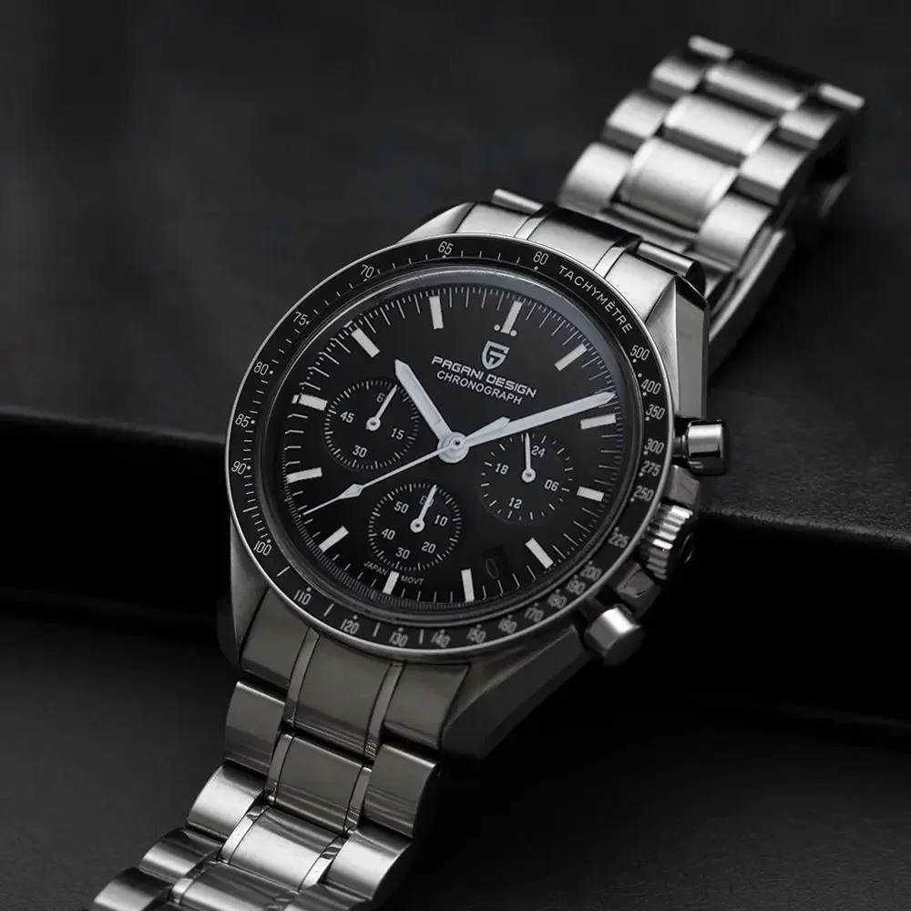 Reloj de Pulsera PAGANI DESIGN 2026, Nuevo Reloj de Cuarzo de Lujo para Hombre, Fecha Automática, Cronógrafo, Espejo de Zafiro AR