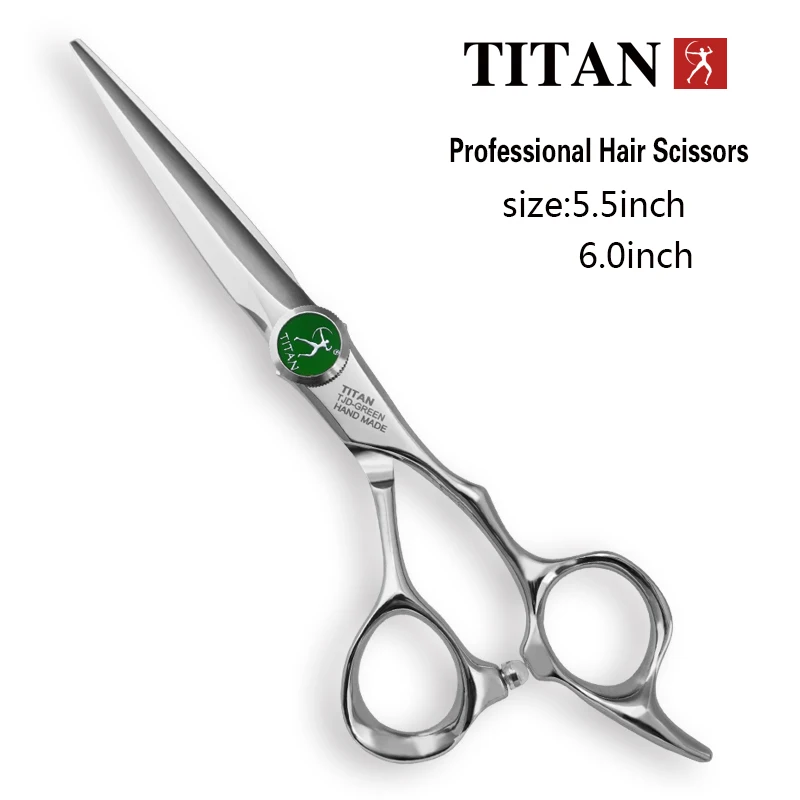 Tijeras Profesionales de Peluquería Titan para Cortar y Entresacar Cabello, Herramienta para Salón de Belleza y Barbería